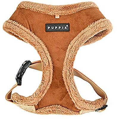 Puppia Hundsele för små och medelstora hundar – Terry Harness A – justerbar och bekväm brun L Puppia Hundsele för små och medelstora hundar – Terry Harness A – justerbar och bekväm brun L