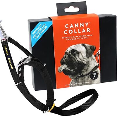 Canny Collar – Träningshuvudkoppel mot Dragande Hundar Lär Hunden Gå Fint med ett Vanligt Halsband No-Pull Huvudkoppel för Lugna Promenader Säker Kontroll Svart, storlek 7 Canny Collar – Träningshuvudkoppel mot Dragande Hundar Lär Hunden Gå Fint med ett Vanligt Halsband No-Pull Huvudkoppel för Lugna Promenader Säker Kontroll Svart, storlek 7