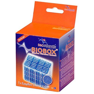 Zolux Tecatlantis Easybox grovt skumfilter mediakassett för Biobox-filter 2 och 3, L Zolux Tecatlantis Easybox grovt skumfilter mediakassett för Biobox-filter 2 och 3, L