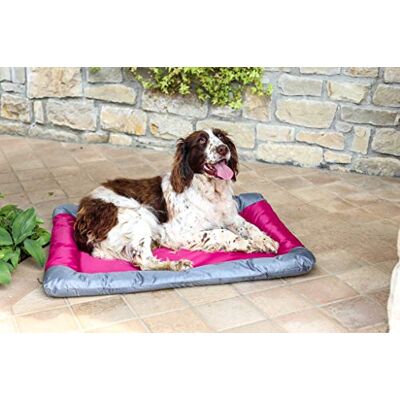 Italian Bed Linen Sogni e Capricci Pets, Vattentät hund- och kattmatta, rosa, 55 x 38 x 5,5 cm Italian Bed Linen Sogni e Capricci Pets, Vattentät hund- och kattmatta, rosa, 55 x 38 x 5,5 cm