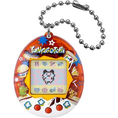 TAMAGOTCHI BANDAI Original Yummy Virtual Pet, Multicolor 46174, elektronisk leksak för åldrarna 8+ Ditt favorit elektroniska husdjur med nya mönster att samla! TAMAGOTCHI BANDAI Original Yummy Virtual Pet, Multicolor 46174, elektronisk leksak för åldrarna 8+ Ditt favorit elektroniska husdjur med nya mönster att samla!