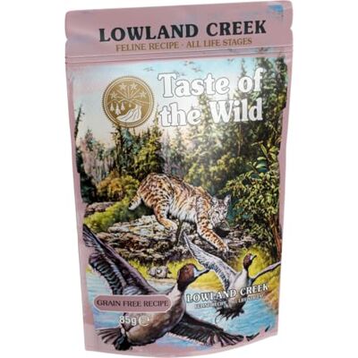 Taste of the Wild Matta Feline Lowland Creek Chunks IN Gravy Pouch 12 x 85 GR Taste of the Wild Matta Feline Lowland Creek Chunks IN Gravy Pouch 12 x 85 GR