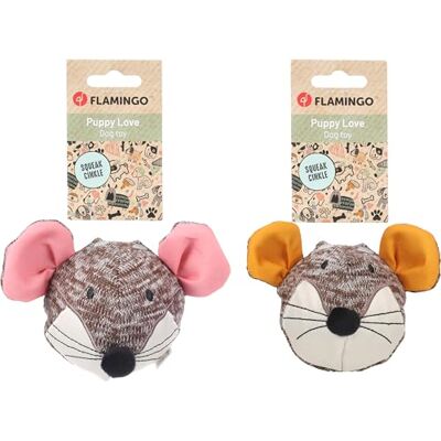 Flamingo – leksak för valpar som labrador, beagle, bulldog och border collie – brittisk mus med boll, hållbar och underhållande Flamingo – leksak för valpar som labrador, beagle, bulldog och border collie – brittisk mus med boll, hållbar och underhållande