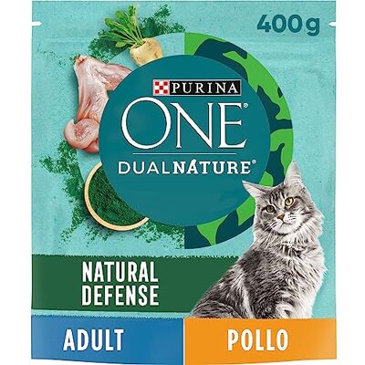 PURINA ONE Dualnature vuxna kattkroketter rik kyckling och naturlig spirulina 8 stycken PURINA ONE Dualnature vuxna kattkroketter rik kyckling och naturlig spirulina 8 stycken