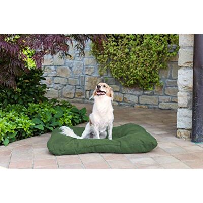 SOGNI E CAPRICCI PETS Sogni e capricci vadderad kudde för hund och katt, mörkgrön, 77 x 60 cm, polyester, SOGNI E CAPRICCI PETS Sogni e capricci vadderad kudde för hund och katt, mörkgrön, 77 x 60 cm, polyester,