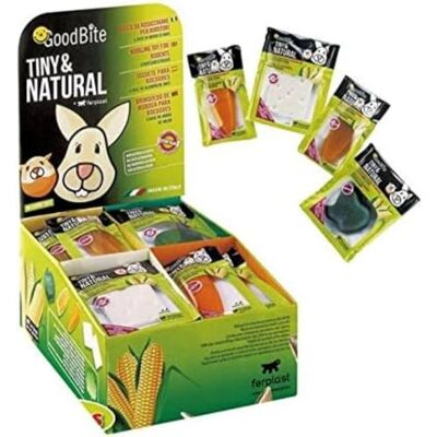 Ferplast GOODBITE DISP Tiny & Nat 48UDS MASTICABLE Snack Ferplast GOODBITE DISP Tiny & Nat 48UDS MASTICABLE Snack