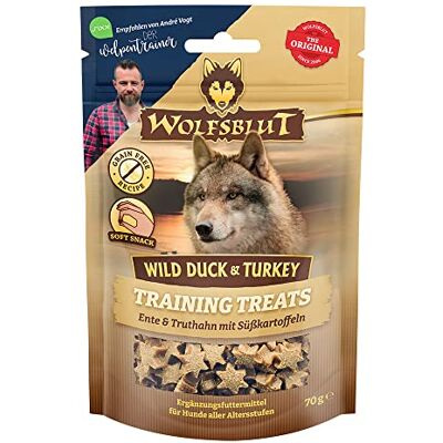 Wolfsblut Wild Duck & Turkiet Training Treats 70 g (7-pack) Wolfsblut Wild Duck & Turkiet Training Treats 70 g (7-pack)