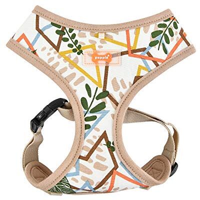 Puppia Valp Hundsele Botanisk Harness A, Beige, S Puppia Valp Hundsele Botanisk Harness A, Beige, S