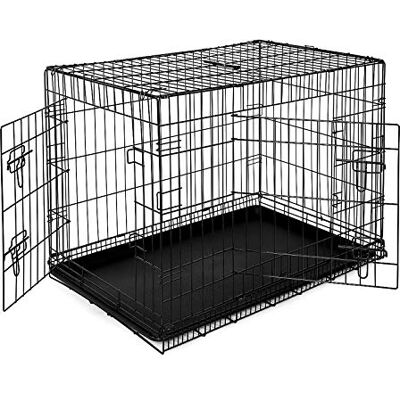 lionto DC00493 Djurtransportlåda, Svart, 92 x 58 x 64 cm lionto DC00493 Djurtransportlåda, Svart, 92 x 58 x 64 cm