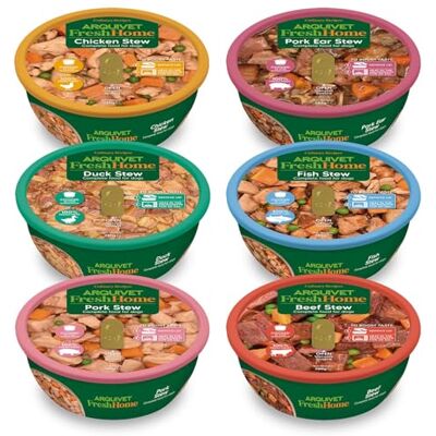 Arquivet Variety Pack FreshHome 6 olika gryta recept för hundar 280 g våtfoder för hundar hundmat Arquivet Variety Pack FreshHome 6 olika gryta recept för hundar 280 g våtfoder för hundar hundmat
