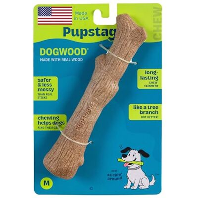 Pupstages Petstages Dogwood Tuggleksak för hund träalternativ brun medium Pupstages Petstages Dogwood Tuggleksak för hund träalternativ brun medium