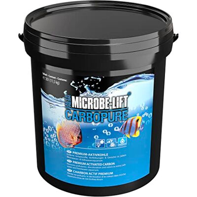 ARKA MICROBE-LIFT® Carbopure Aktivt akvariekol för rent vatten Tar bort föroreningar, mat- och läkemedelsrester från sötvattens- och marina akvarier Innehåll: 11500g ARKA MICROBE-LIFT® Carbopure Aktivt akvariekol för rent vatten Tar bort föroreningar, mat- och läkemedelsrester från sötvattens- och marina akvarier Innehåll: 11500g