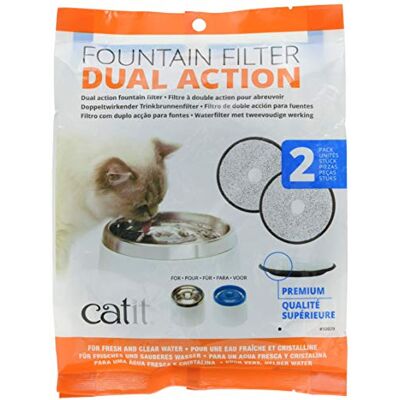 catit ersättningsrengöringsfilter premium för dricksfontän 3 L, 2-pack catit ersättningsrengöringsfilter premium för dricksfontän 3 L, 2-pack