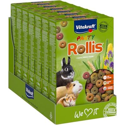 VITAKRAFT Rollis Party Multipack 7 lådor 500g för gnagare VITAKRAFT Rollis Party Multipack 7 lådor 500g för gnagare