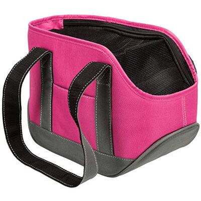 TRIXIE 28857 Väska Alea, S: 16 × 20 × 30 cm, rosa/grå TRIXIE 28857 Väska Alea, S: 16 × 20 × 30 cm, rosa/grå