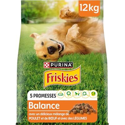 PURINA FRISKIES Balance hundfoder - Kyckling, nötkött, grönsaker - 24 kg PURINA FRISKIES Balance hundfoder - Kyckling, nötkött, grönsaker - 24 kg