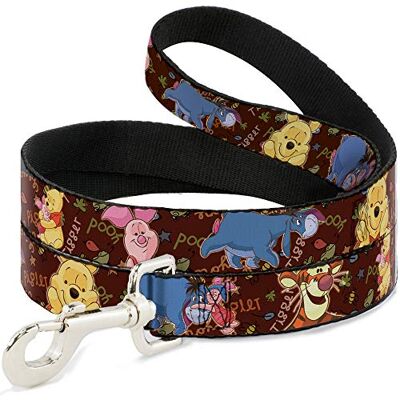 Buckle Down Winnie the Pooh Disney-figur 1" Bredd 4FT - Husdjurstillbehör Buckle Down Winnie the Pooh Disney-figur 1" Bredd 4FT - Husdjurstillbehör