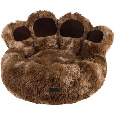 Nobby Komfortsäng rund Paw brun Ø 90 x 24 cm/45 cm Nobby Komfortsäng rund Paw brun Ø 90 x 24 cm/45 cm