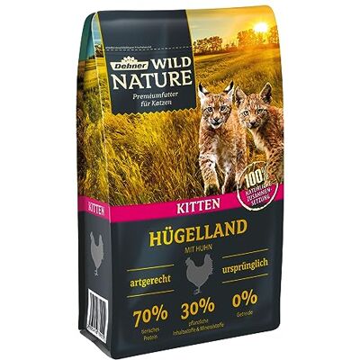 Dehner Wild Nature kattmat kattunge kullem, torrfoder spannmålsfritt, för unga katter, kyckling, 1,5 kg Dehner Wild Nature kattmat kattunge kullem, torrfoder spannmålsfritt, för unga katter, kyckling, 1,5 kg