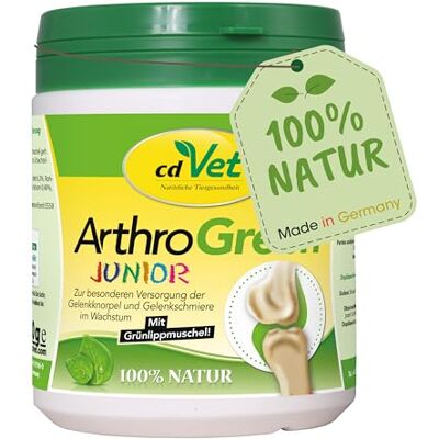 cdVet ArthroGreen Junior 330 g Naturligt friska leder under tillväxt cdVet ArthroGreen Junior 330 g Naturligt friska leder under tillväxt