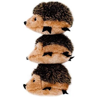ZippyPaws Woodland Friends Burrow, interaktiv pipig dölj och sök plysch hundleksak igelkott miniz, 3-pack ZippyPaws Woodland Friends Burrow, interaktiv pipig dölj och sök plysch hundleksak igelkott miniz, 3-pack