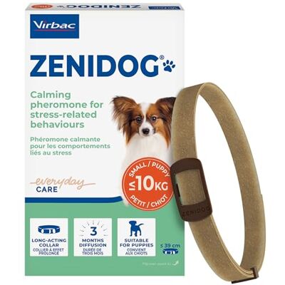 ZENIDOG Virbac lugnande halsband för små hundar – stress och ångest stöd hundhalsband ZENIDOG Virbac lugnande halsband för små hundar – stress och ångest stöd hundhalsband