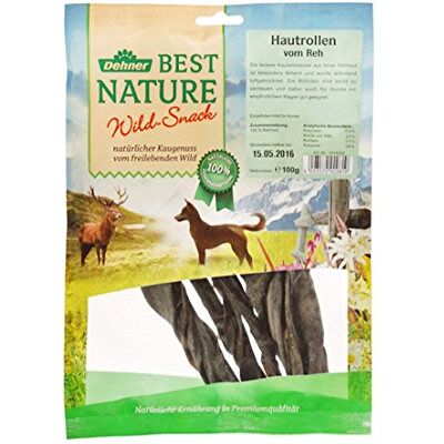 Dehner Best Nature Hundgodis med hjortskinn - dog snack Dehner Best Nature Hundgodis med hjortskinn - dog snack