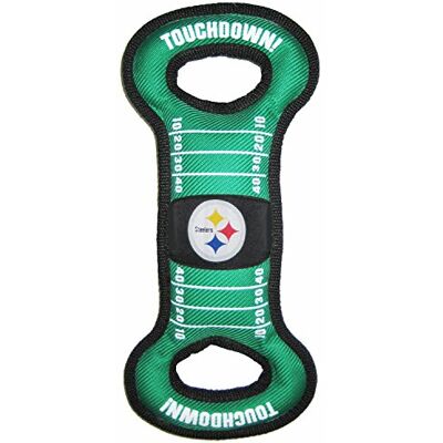 Pets First NFL fotbollsplan hundleksak med pipare – 32 lag – för bogsering, kasta och hämta. Tuff och hållbar PET-leksak Pets First NFL fotbollsplan hundleksak med pipare – 32 lag – för bogsering, kasta och hämta. Tuff och hållbar PET-leksak