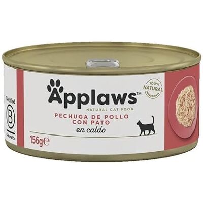 Applaws Katt kyckling och anka kan 24 x 156 GR Applaws Katt kyckling och anka kan 24 x 156 GR