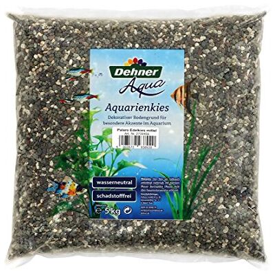 Dehner Aqua Akvariegrus Palaro, ädelgrus, kornstorlek 3–5 mm, 5 kg, vit/grå/svart Dehner Aqua Akvariegrus Palaro, ädelgrus, kornstorlek 3–5 mm, 5 kg, vit/grå/svart