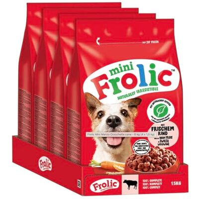 Frolic Mini Hovädzie - 4x1,5kg - Hundmat Frolic Mini Hovädzie - 4x1,5kg - Hundmat