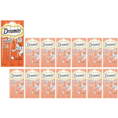 Dreamies ™ Meaty Sticks kattsnacks kyckling 14 x 6 x 5 g Dreamies ™ Meaty Sticks kattsnacks kyckling 14 x 6 x 5 g