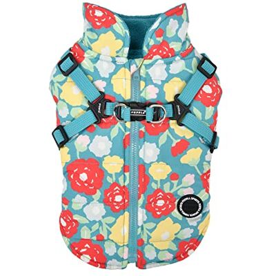 Puppia Alyssa Dog Coat Aqua-L Puppia Alyssa Dog Coat Aqua-L