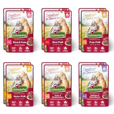 GranataPet katt – våtfoder delikatesser i sås multipack GranataPet katt – våtfoder delikatesser i sås multipack