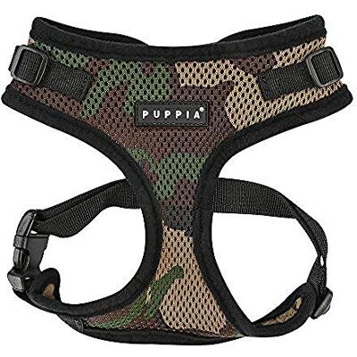 Puppia Ritefit Hundsele för liten hund- och medelstor hundsele – justerbar och supermjuk i många färger – kan också användas som valpsele – anti-drag hundkoppel, kamouflage, XL Puppia Ritefit Hundsele för liten hund- och medelstor hundsele – justerbar och supermjuk i många färger – kan också användas som valpsele – anti-drag hundkoppel, kamouflage, XL