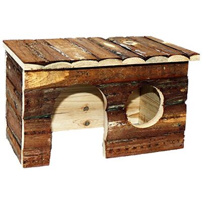 Pet Ting Husdjursting naturligt levande Jerrik timmerhus 28 x 16 x 18 cm hamster råtta marsvin Pet Ting Husdjursting naturligt levande Jerrik timmerhus 28 x 16 x 18 cm hamster råtta marsvin