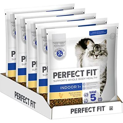 PERFECT FIT Indoor 1+ Kattmat, 1.4 kg x 5 stycken PERFECT FIT Indoor 1+ Kattmat, 1.4 kg x 5 stycken