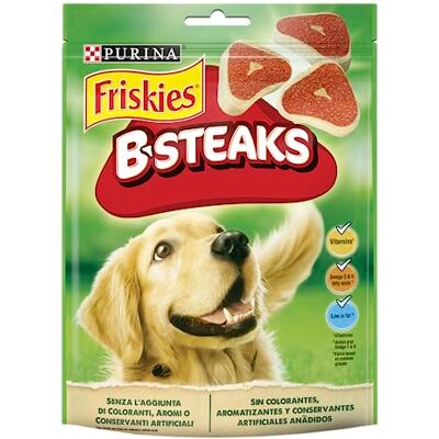 Friskies Purina B-Steaks, Snacks, priser, Dog Chuches, 6 150g påsar Friskies Purina B-Steaks, Snacks, priser, Dog Chuches, 6 150g påsar