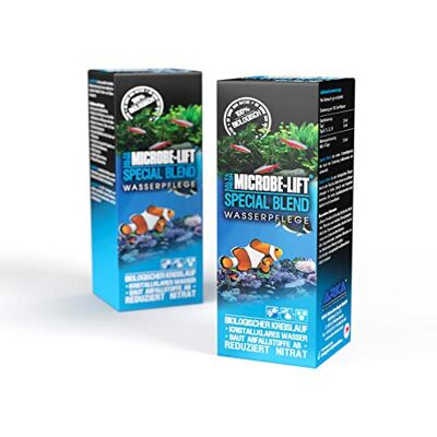 ARKA MICROBE-LIFT Special Blend – högaktiva bakterier, för naturligt akvarium, främjar nedbrytning av föroreningar, sötvatten och havsvatten, (dubbelpaket 2 x 473 ml) ARKA MICROBE-LIFT Special Blend – högaktiva bakterier, för naturligt akvarium, främjar nedbrytning av föroreningar, sötvatten och havsvatten, (dubbelpaket 2 x 473 ml)