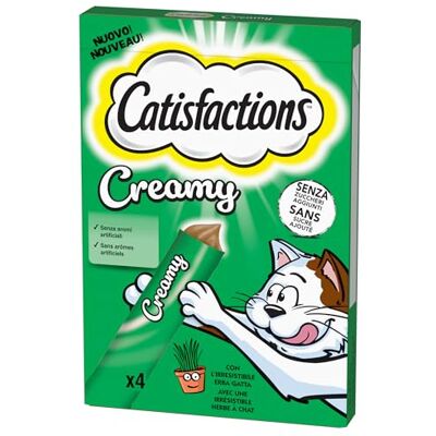 Catisfactions Gräddvit Kattmynta 11x4x10g Catisfactions Gräddvit Kattmynta 11x4x10g