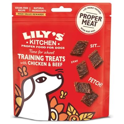 Van der Meer LILY'S KITCHEN Hundträningsgodis för vuxna - Kyckling och nötkött 70g Van der Meer LILY'S KITCHEN Hundträningsgodis för vuxna - Kyckling och nötkött 70g