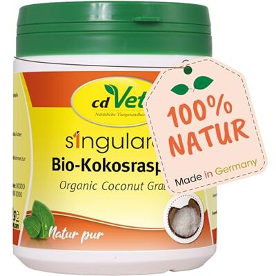 cdVet Singular organiska kokosnötrullar 250 g för naturlig utfodring av djur cdVet Singular organiska kokosnötrullar 250 g för naturlig utfodring av djur