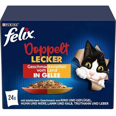 Felix Agail - Paket 24 x 6 x 85g - Wet kattmat Felix Agail - Paket 24 x 6 x 85g - Wet kattmat