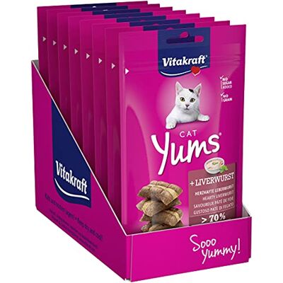 Vitakraft – Cat YUMS Liver 9 x 40 gr – (28822) Vitakraft – Cat YUMS Liver 9 x 40 gr – (28822)