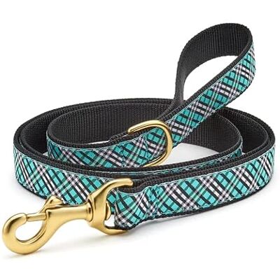 Up Country Aqua Plaid Lead 5 Smal (largh. 5/8) Hundkoppel Up Country Aqua Plaid Lead 5 Smal (largh. 5/8) Hundkoppel