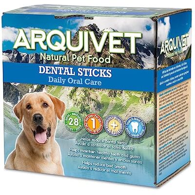 Arquivet Tandsnacks för hundar, brun, 28 stycken (1-pack) Arquivet Tandsnacks för hundar, brun, 28 stycken (1-pack)