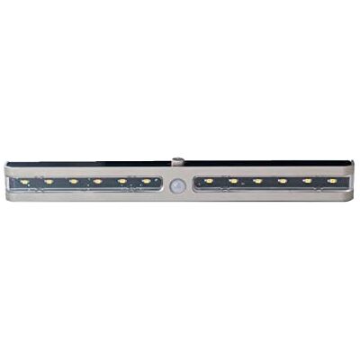 L&S sensorlampa LED med rörelsedetektor rymdljus, belysning med svängbar monteringsplatta, 3 400 K varm vit, 12 V – 0,9 W, rostfri effekt L&S sensorlampa LED med rörelsedetektor rymdljus, belysning med svängbar monteringsplatta, 3 400 K varm vit, 12 V – 0,9 W, rostfri effekt