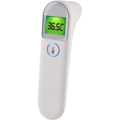 Grundig infraröd termometer 3-i-1 – digital termometer för panna och öra – med 1 sekund mättid – LCD-display med 3 färgskärmar – minne för 20 mätningar Grundig infraröd termometer 3-i-1 – digital termometer för panna och öra – med 1 sekund mättid – LCD-display med 3 färgskärmar – minne för 20 mätningar