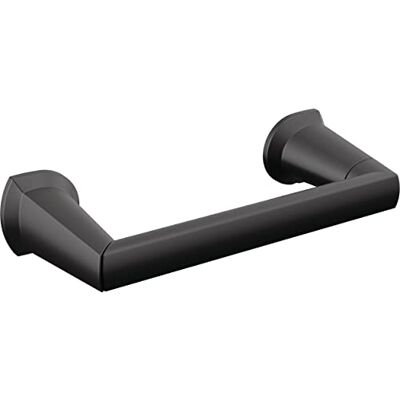 Delta FAUCET Gummi Limited 772500-BL Galeon väggmonterad svängarm toalettpappershållare badhårdvara tillbehör i matt svart Delta FAUCET Gummi Limited 772500-BL Galeon väggmonterad svängarm toalettpappershållare badhårdvara tillbehör i matt svart