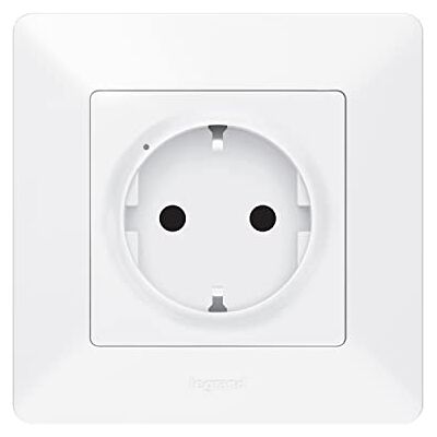 Legrand , Valena Life med Netatmo trådlöst uttag 16 A, 3680 W, omkopplingsbar, lokal kontroll eller via app eller röstassistent (Alexa, Siri, integrerad säkring mot överbelastning, 752194 Legrand , Valena Life med Netatmo trådlöst uttag 16 A, 3680 W, omkopplingsbar, lokal kontroll eller via app eller röstassistent (Alexa, Siri, integrerad säkring mot överbelastning, 752194